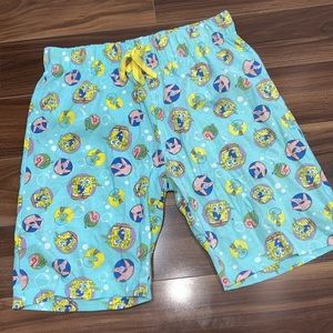 Medium SpongeBob Nickelodeon pajama shorts
